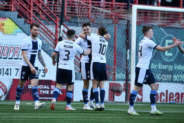 13-04-2024. Picture Michael Gillen. HAMILTON. New Douglas Park. Hamilton Academical FC v Falkirk FC. Season 2023 - 2024. Matchday 33. SPFL cinch League One.