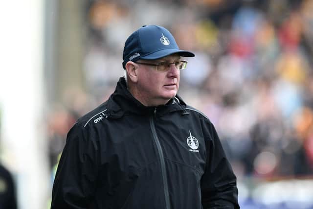 Falkirk boss John McGlynn on the touchline against Partick Thistle last Saturday afternoon (Photo: Michael Gillen)