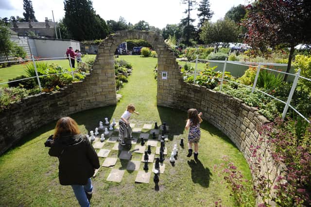 Dollar Park's Walled Garden is among the many day out destinations Falkirk district offers. Picture: Alan Murray.