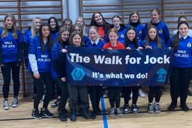 Walk For Jock had the pleasure to present Linlithgow Academy girls football team with a full set of strips.