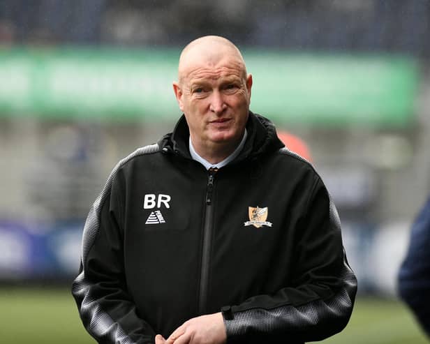 Alloa Athletic boss Brian Rice, who also played and coached at Falkirk, was hurt by comments made by a home supporter on Saturday (Photo: Michael Gillen)
