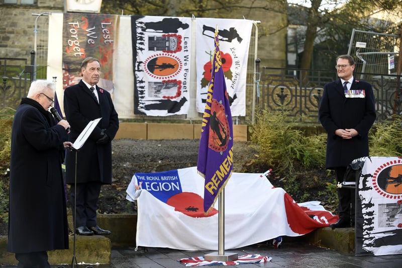 Councillor Billy Buchanan, who is also Ancre Somme Association Scotland president, made the opening remarks at Saturday's ceremony.