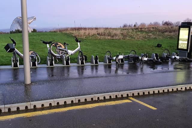 Helix park's popular e-bikes facility has fallen victim to vandalism in the past