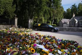 The Queen’s coffin has left Balmoral to begin its journey to Edinburgh.