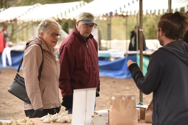 Sean Kerr chats to the public about Sustainable Thinking Scotland.