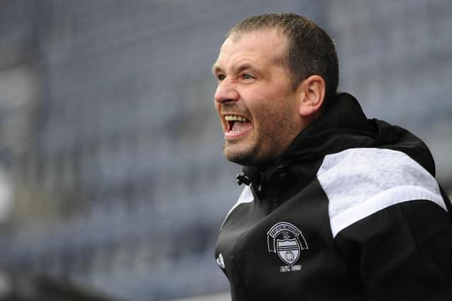East Stirlingshire manager Derek Ure (Pic Alan Murray)