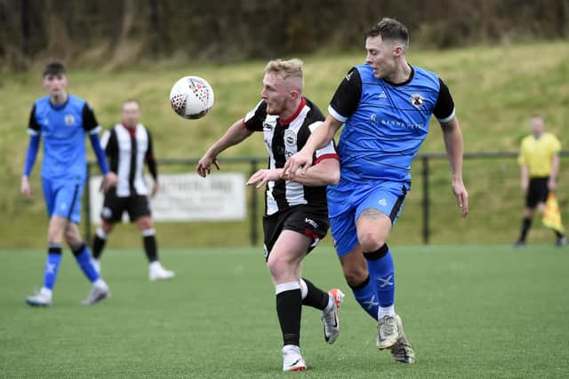 Dunipace sealed a semi-final spot in the East of Scotland Qualifying Cup after a 1-0 win over St Andrews (Photo: Alan Murray)