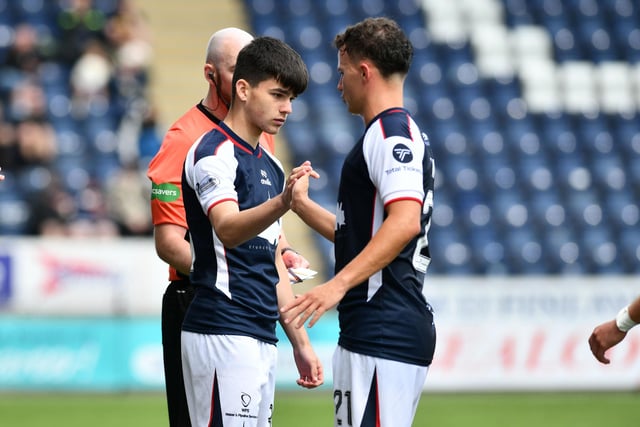 Fifteen-year-old Kai Brown was substitute for John McGlynn’s Falkirk