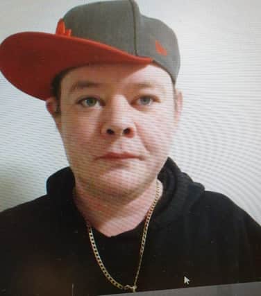 Michael Hunter, 36, was last seen at Stirling Road Larbert about 12.45pm on Tuesday June 8 (Photo: Police Scotland).