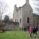 photo Jamie forbes 22.4.18 KINNEIL HOUSE OPEN DAY TOUR.  BO'NESS. Kinneil House, EH51 0PR. Friends of Kinneil host their second open day of the year to coincide with John Muir's birthday. The House is on the John Muir Way.