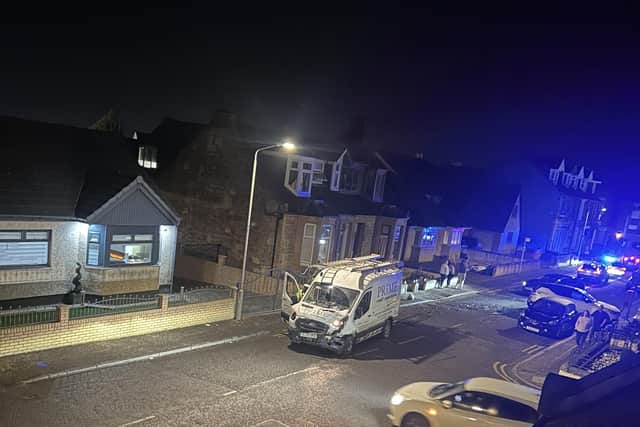 The latest road traffic incident on Mungalhead Road happened on March 1 this year (Picture: Submitted)