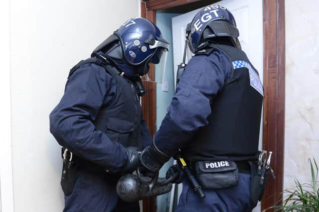 Drugs raid (Pic: TSPL)