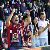 Stenhousemuir fans (Photo: Michael Gillen)