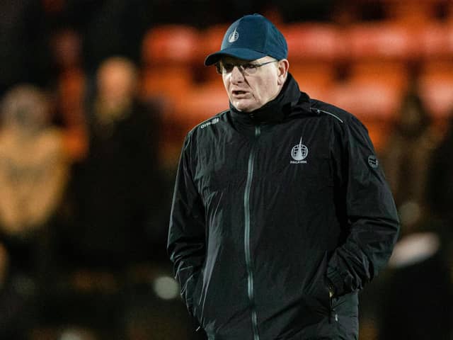 Falkirk manager John McGlynn after the Bairns' 3-0 win at Airdrieonians on Tuesday evening (Photo: Craig Foy/SNS Group)