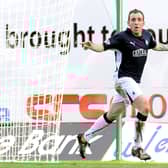 Pic Michael Gillen 21/03/2009. FHS; Falkirk FC v Inverness CT; The Falkirk Stadium. Falkirk 2nd goal, Mark Stewart (24).