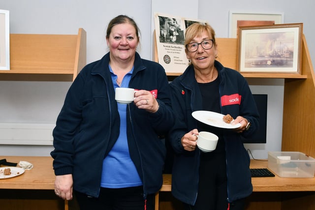 The coffee morning was part the Scottish Fire and Rescue Service’s DECON campaign.