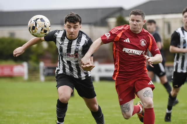 Leith Athletic sealed a last-gasp win over Camelon Juniors (Photo: Alan Murray)