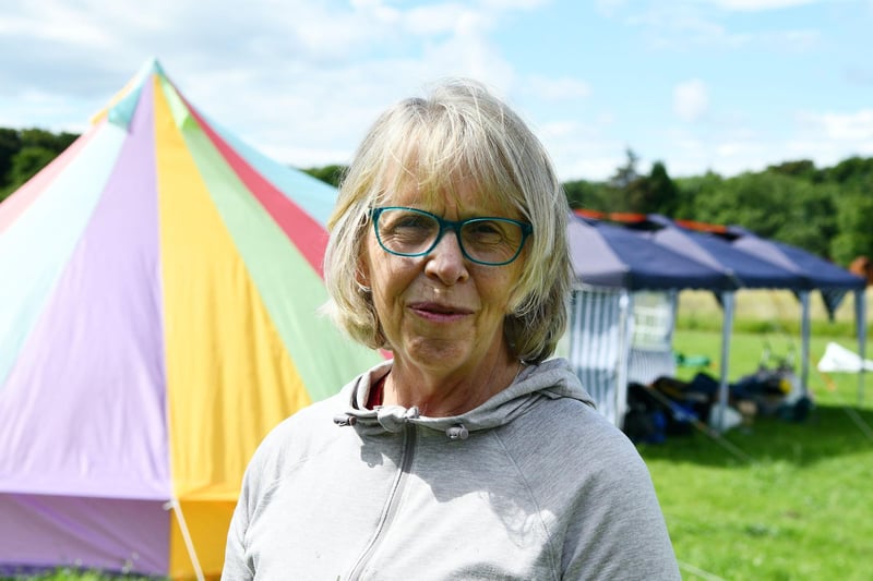 Christian Climate Action Scotland coordinator Val King, 63,  is lending her skills and expertise to this year's Climate Camp 
(Picture: Michael Gillen, National World)