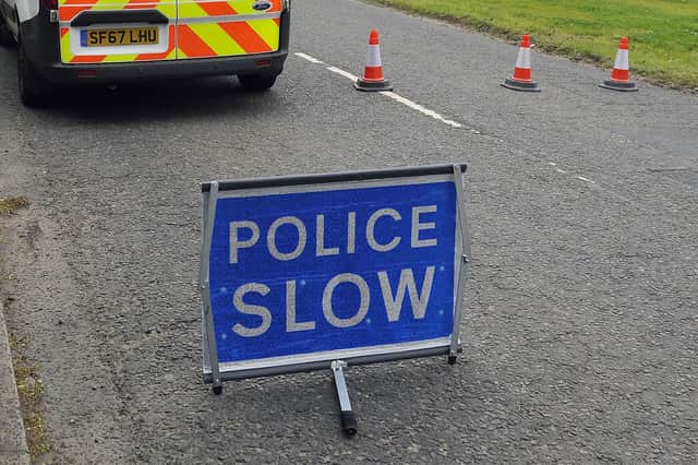 Emergency services responded to an incident in Dryburgh Avenue, Denny in which an eight-year-old boy was hit by a van on Monday night. Picture: Michael Gillen.