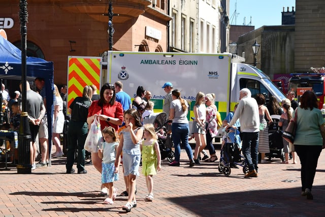 All ages were keen to learn more about our emergency services at this event