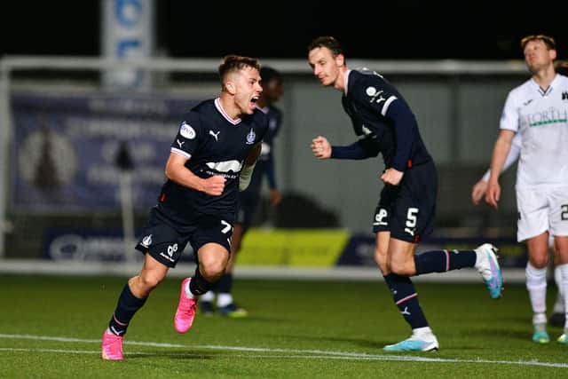 Kai Kennedy levelled the scoring for Falkirk with a well-taken strike with five minutes to go