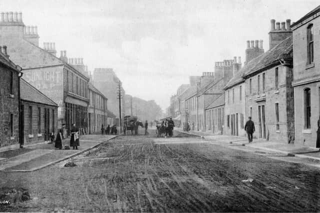 Camelon's Main Street in the 1890s