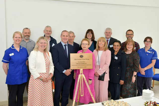 The Carron View Wing at Strathcarron Hospice was officially opened by Michael Matheson, MSP for Falkirk West.  (Pic: Michael Gillen)
