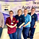 New FVRH frailty unit team, left to right: Pamela Scott, lead nurse;  Lindsey McKay, frailty team lead; Debbie Arnott, frailty nurse; and Nicola Green, senior charge nurse. Pic: Contributed