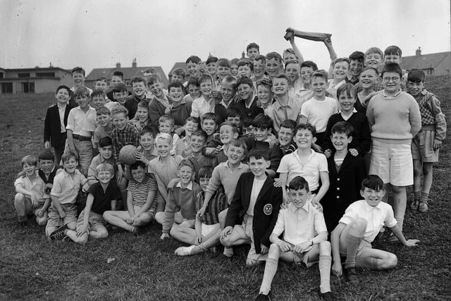 Oxgang Primary School sports day in June 1963.