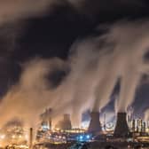 Unite the union said there is "growing belief" that an extension in the lifespan of the Petroineos oil refinery in Grangemouth can be secured. Pic: Getty