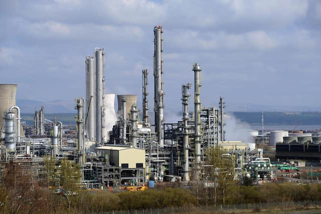 Last week it was announced Petroineos intend to cease operations at Grangemouth's oil refinery and instead transform it into a fuel import terminal. Pic: Michael Gille