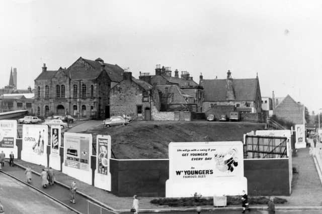 Silver Row in the late 1950s just before the first demolition