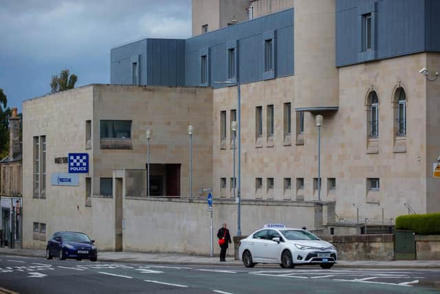 Anderson resisted officers in the cells of Falkirk Police Station