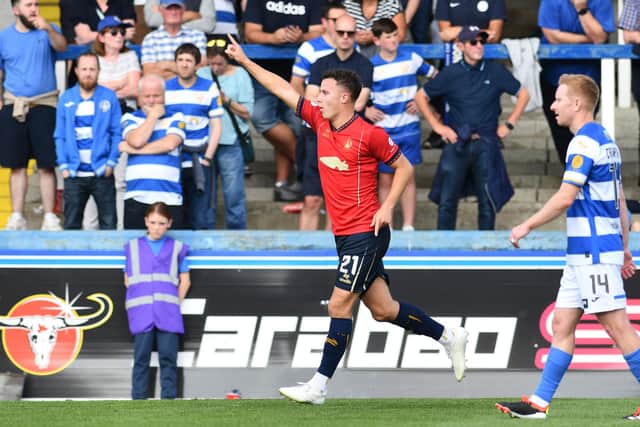 Dylan Tait scored on Falkirk's last visit to Cappielow during the Bairns' 3-2 win over Greenock Morton (Photo: Michael Gillen)