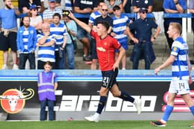 Dylan Tait scored on Falkirk's last visit to Cappielow during the Bairns' 3-2 win over Greenock Morton (Photo: Michael Gillen)