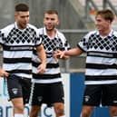 East Stirlingshire defender Sean Brown (left) has moved up two divisions to join League 1 East Fife on loan until the end of the season or the Lowland League resumes play