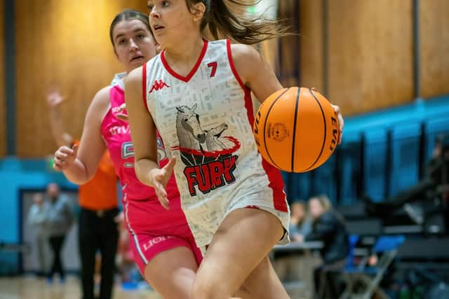 Jessica Cram in action for the under-18s juniors (Photo: Gary Smith)