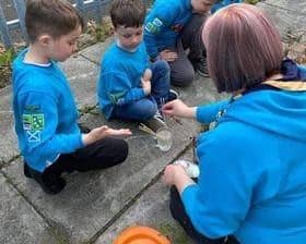 40th Falkirk Beavers taking part in activities