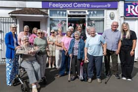 Charity coffee morning for Breast Cancer Now at Feelgood Centre in Grangemouth. (Pic. Michael Gillen.)