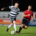 A 3-0 win over Caledonian Braves last Friday night moved Shire temporarily top of the Lowland League table