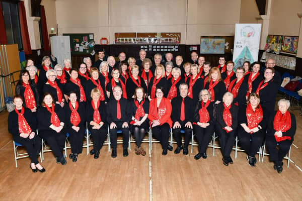 Falkirk Caledonia Choir rehearsing for their Centenary Concert on Friday, April 26 in Grangemouth Town Hall. Pic: Michael Gillen