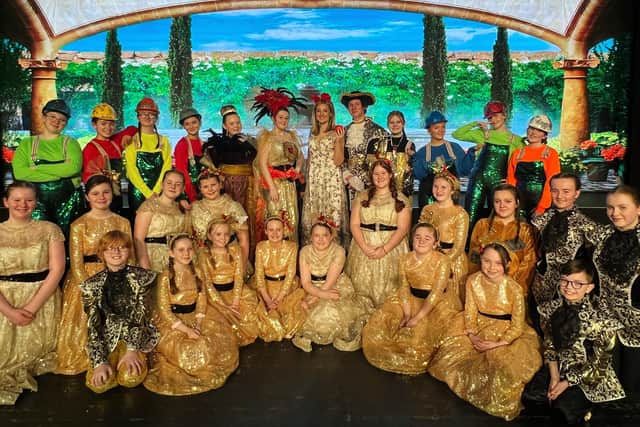 The cast of this year's Young Portonian's panto Snow White