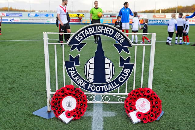 Falkirk will hold their annual remembrance match on Saturday (Picture Michael Gillen)