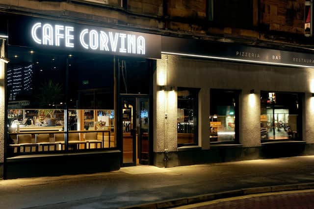 Cafe Corvina, 34-38 Grahams Road, Falkirk (Photo: Michael Gillen).