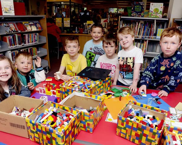Lego was a popular attraction at the Libraries for Everyone fun day.