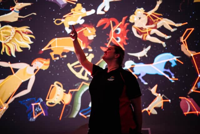 Dynamic Earth's Portable Planetarium is coming to Falkirk this weekend.