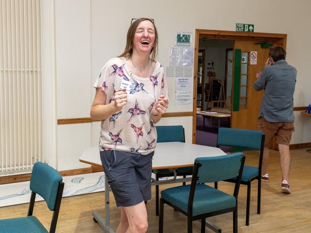 The inaugural event brought smiles