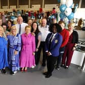 The larger Strathcarron Hospice shop opened in Stenhousemuir on Saturday.  (Pics: Alan Murray)