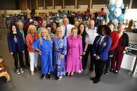 The larger Strathcarron Hospice shop opened in Stenhousemuir on Saturday.  (Pics: Alan Murray)