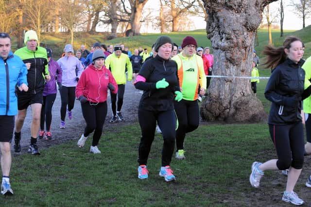 The Falkirk parkrun was a well-attended event before coronavirus hit the country. Picture: Lisa McPhillips.